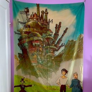 Howls moving castle tapestry